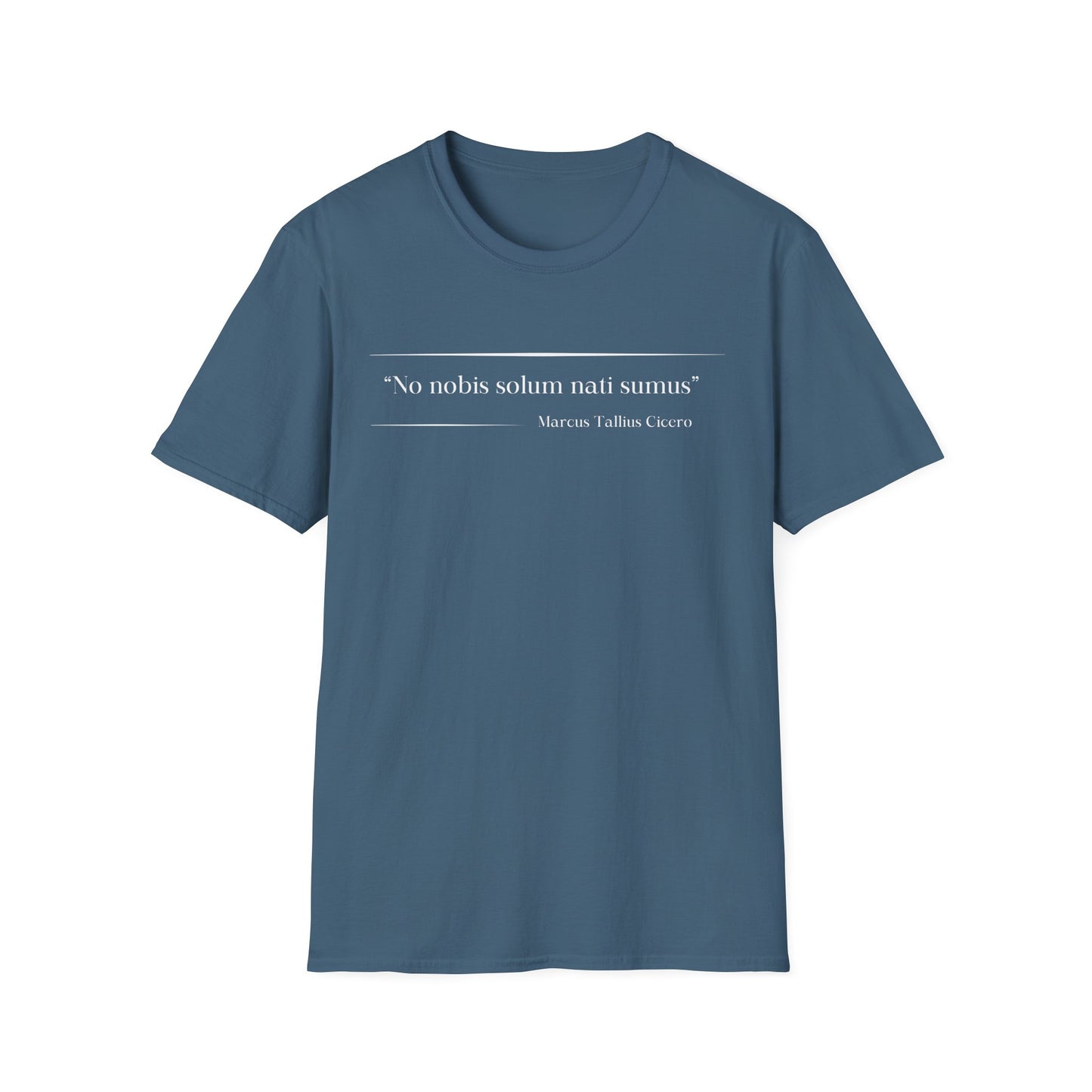 Philosophical Thought Tee - Front & Back Print - Dark hues