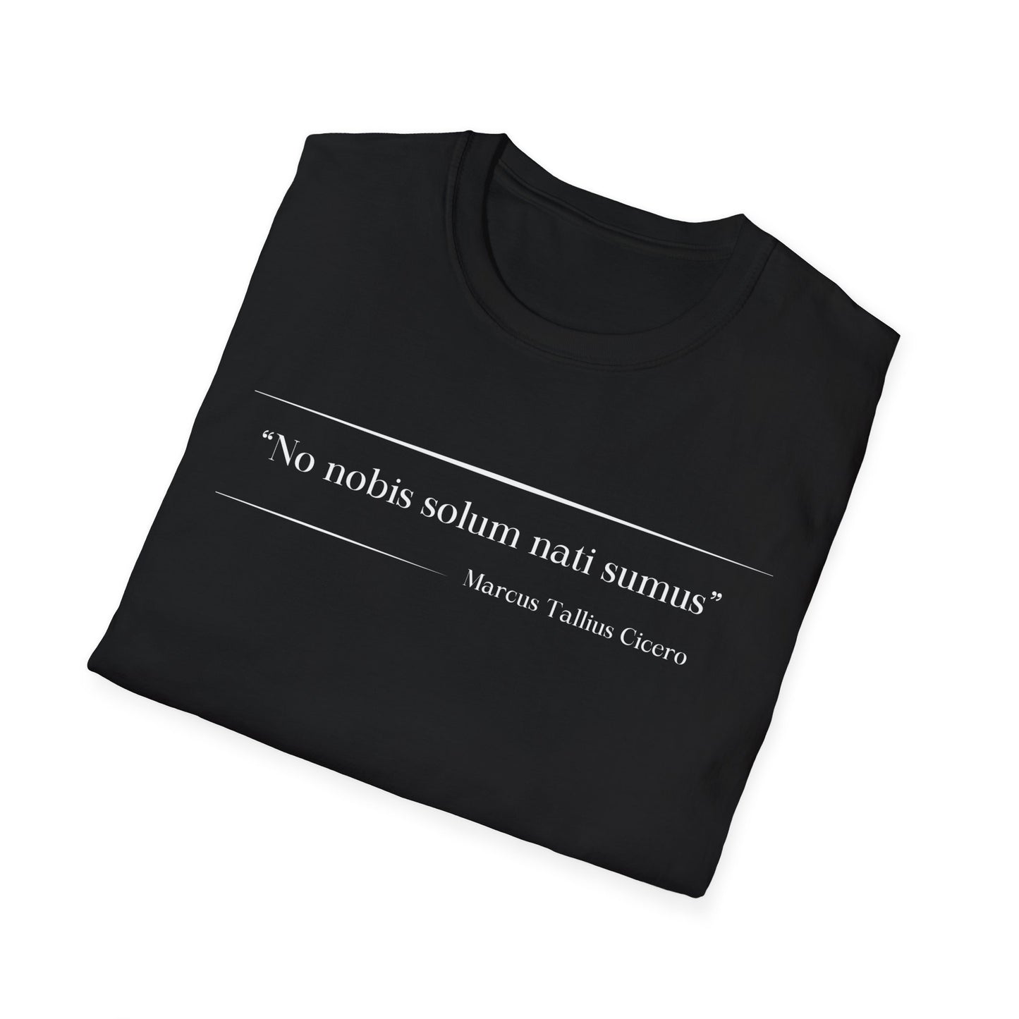 Philosophical Thought Tee - Front & Back Print - Dark hues
