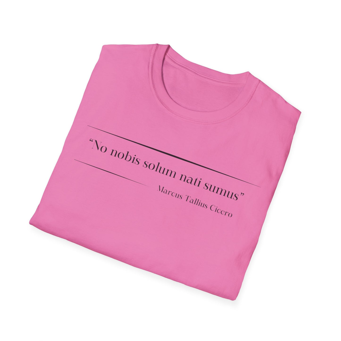 Philosophical Thought Tee - Front & Back Print - Light Hues