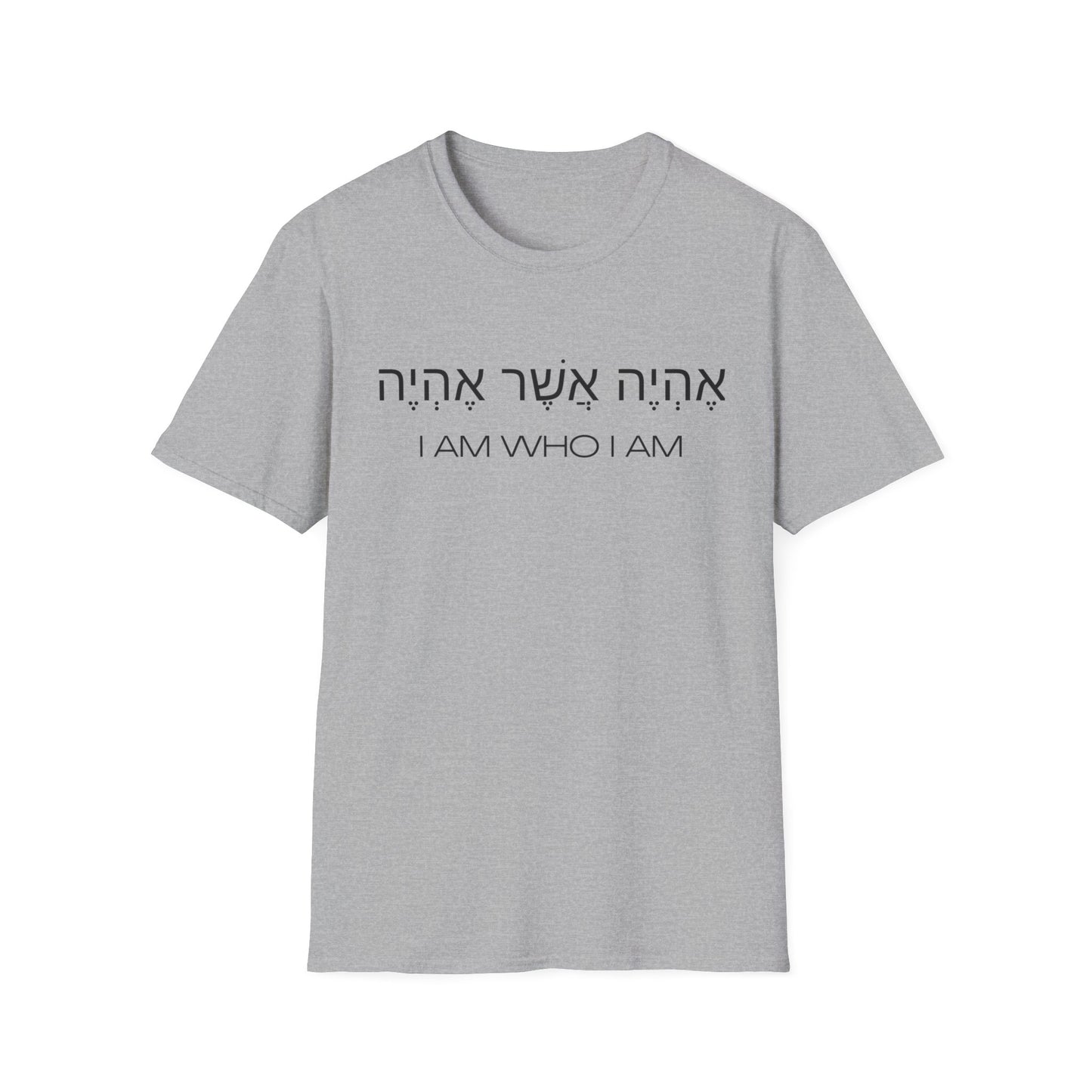 Hebrew Script - I Am Who I Am - Light Hues Unisex T-shirt