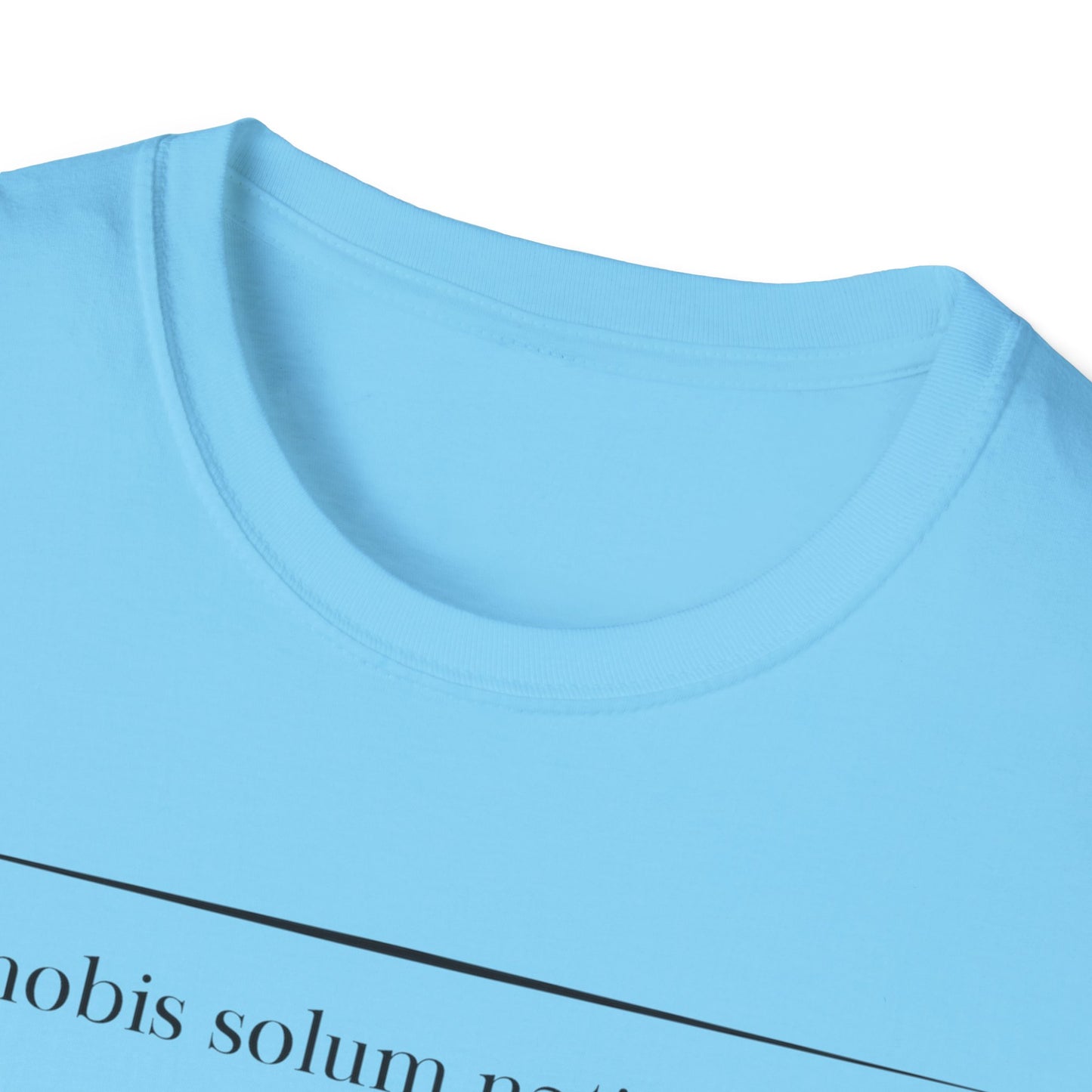 Philosophical Thought Tee - Front & Back Print - Light Hues