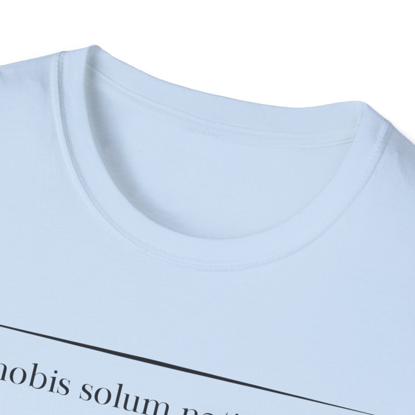 Philosophical Thought Tee - Front & Back Print - Light Hues