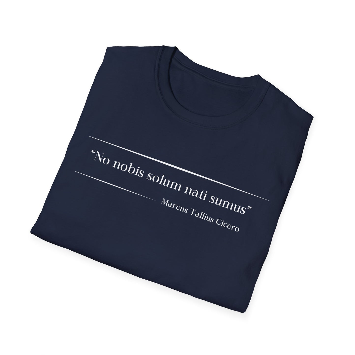 Philosophical Thought Tee - Front & Back Print - Dark hues
