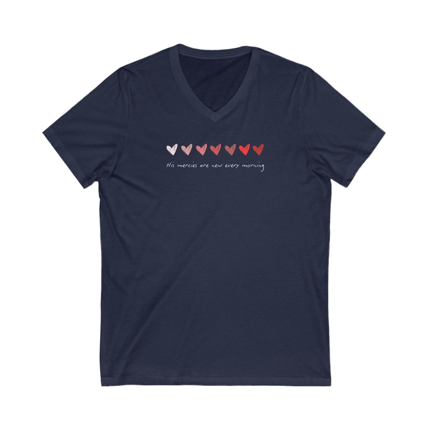 His Mercies Are New Every Morning V-Neck Tee