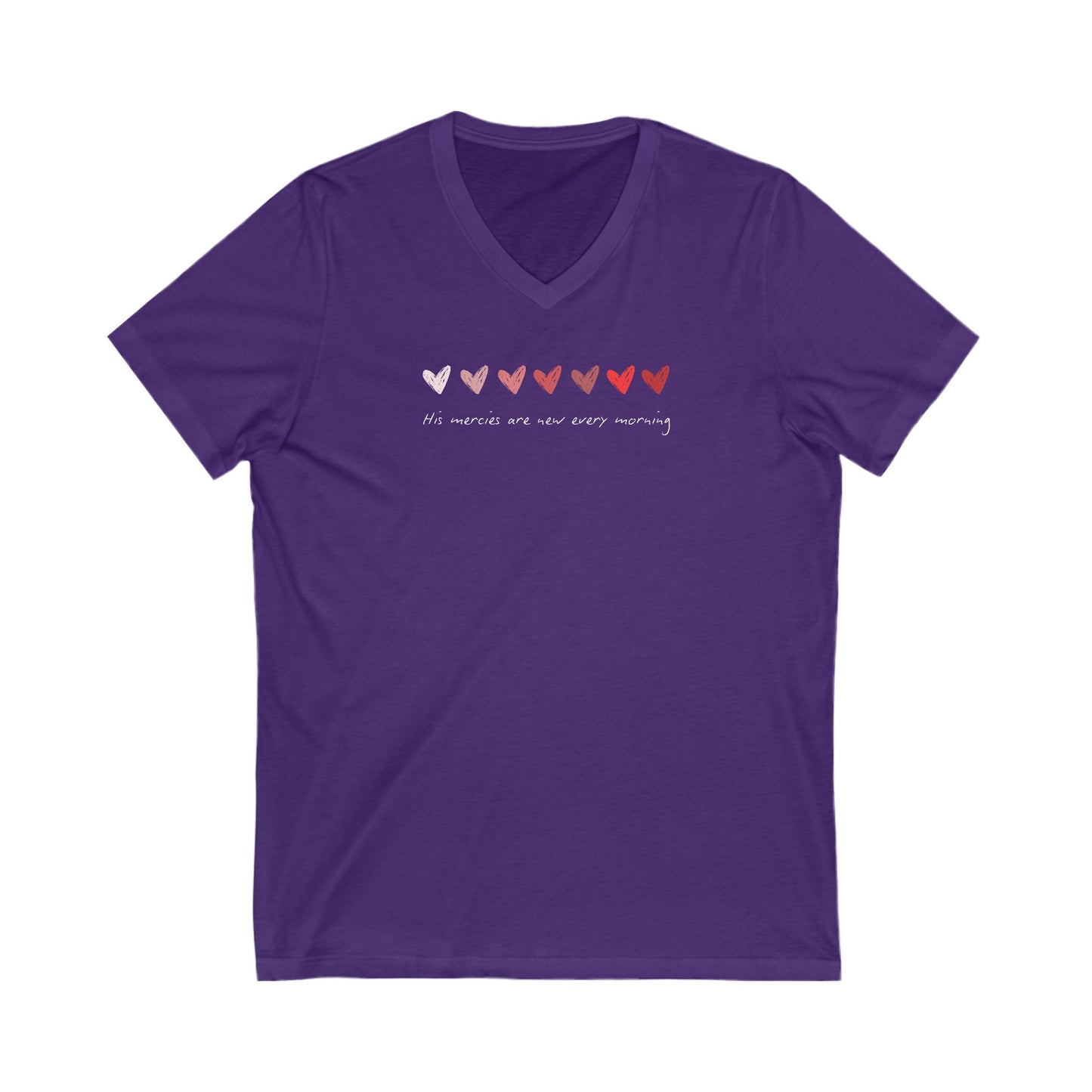 His Mercies Are New Every Morning V-Neck Tee