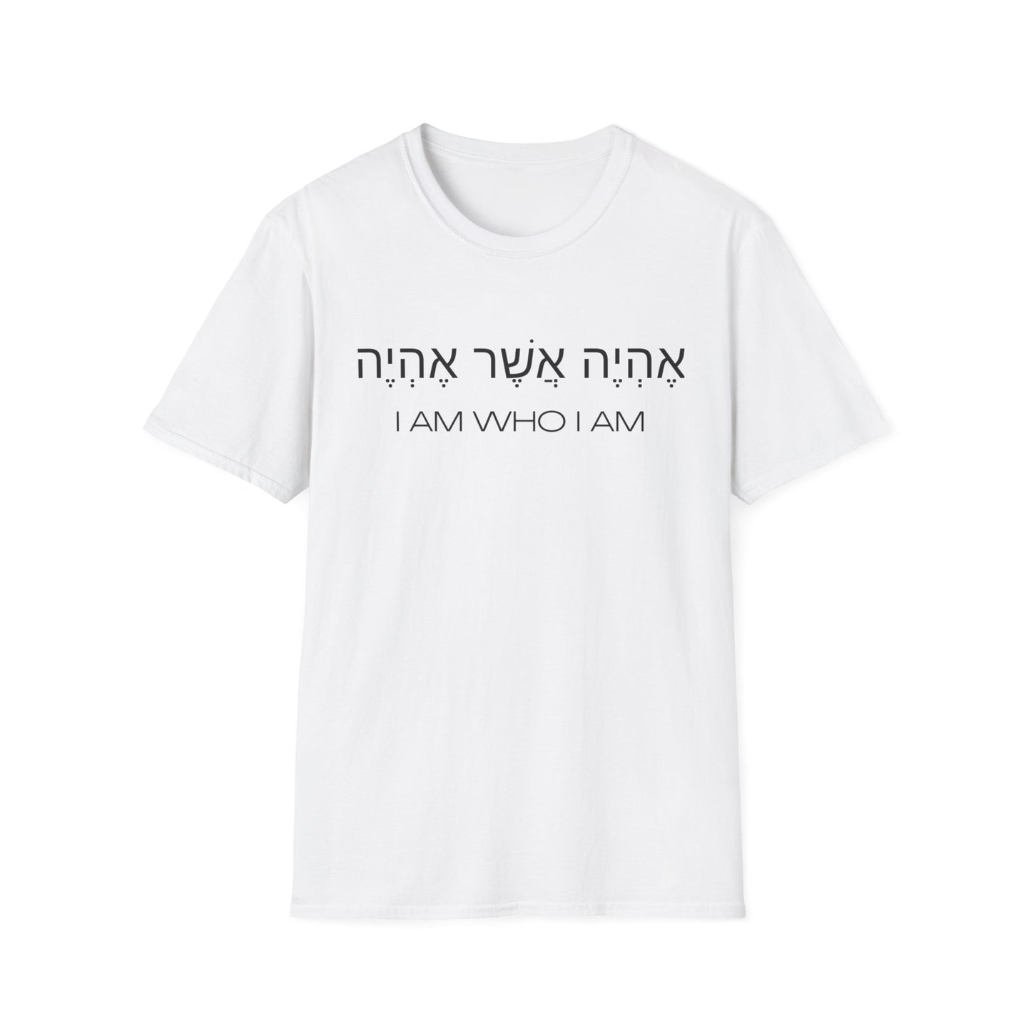 Hebrew Script - I Am Who I Am - Light Hues Unisex T-shirt
