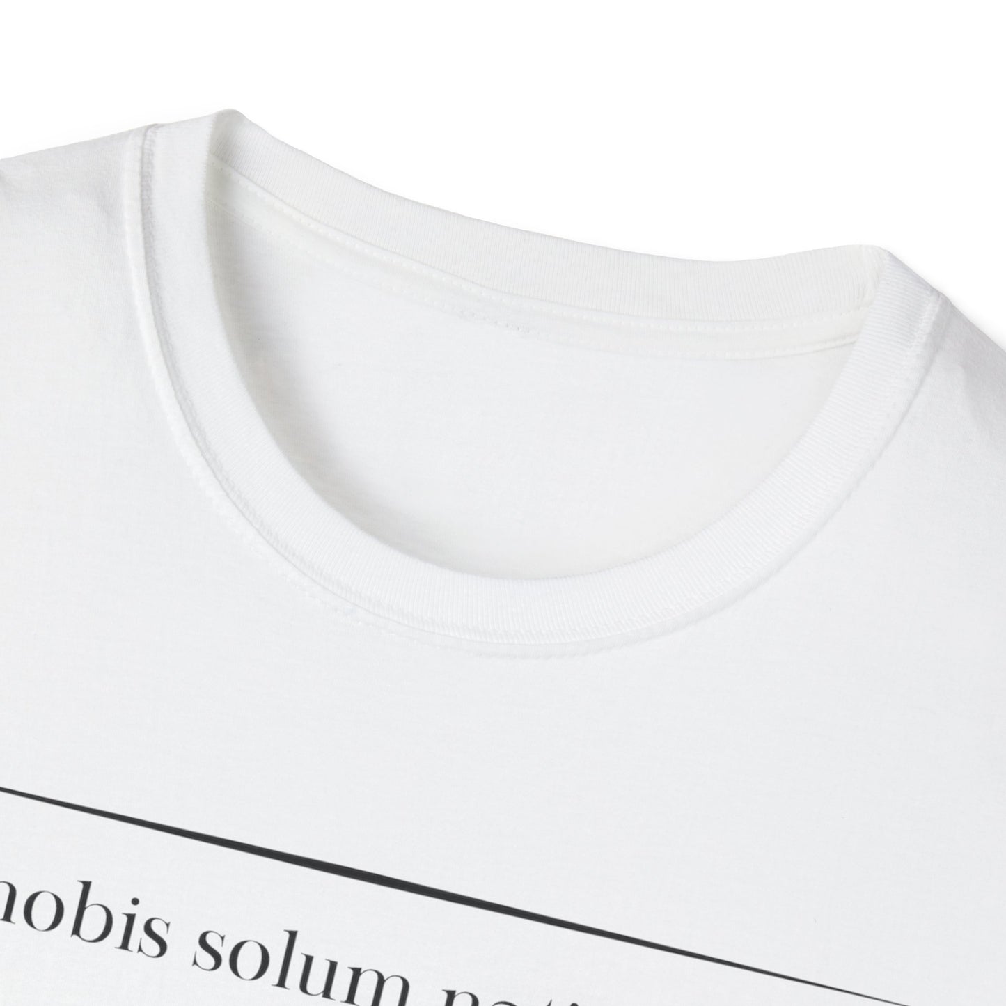 Philosophical Thought Tee - Front & Back Print - Light Hues