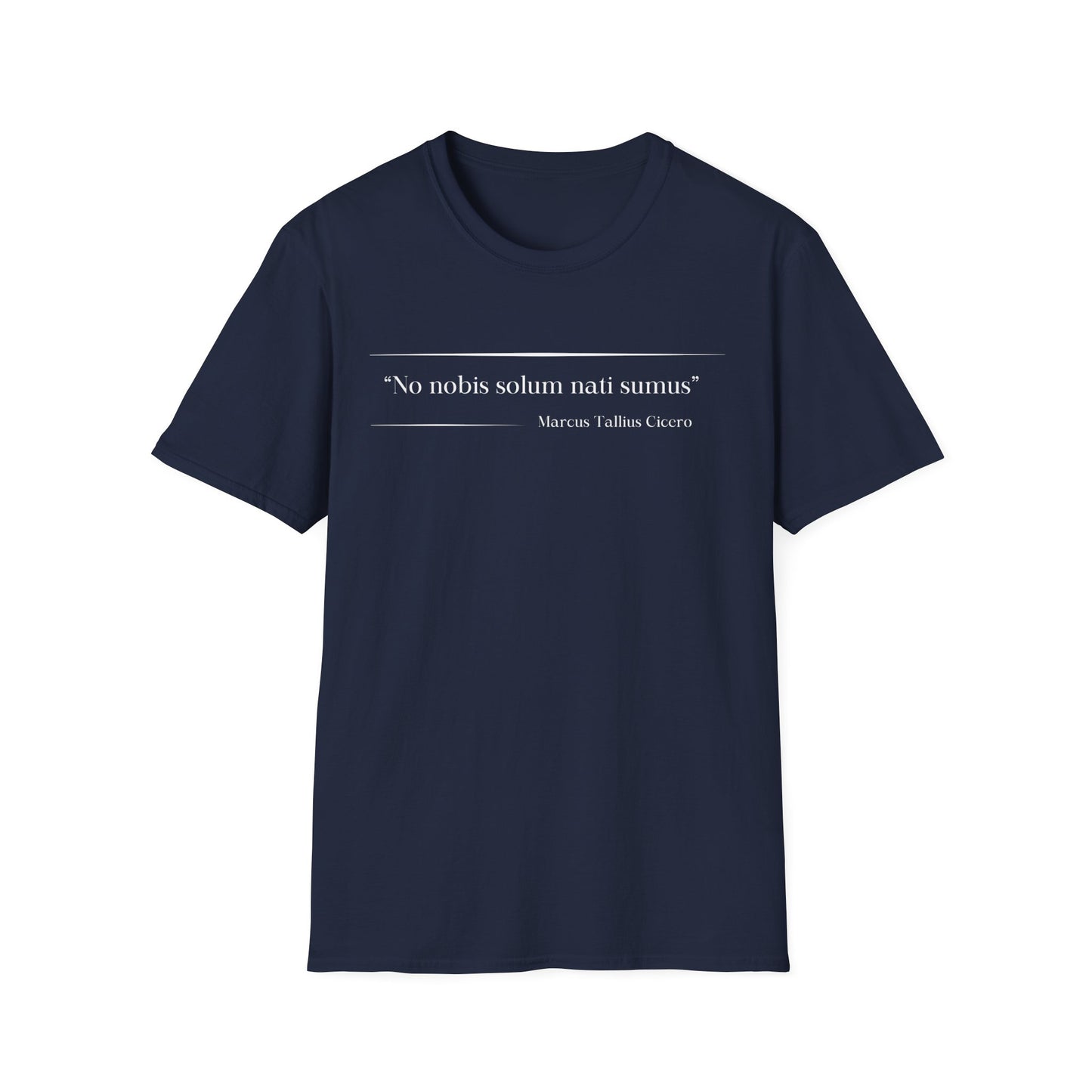 Philosophical Thought Tee - Front & Back Print - Dark hues