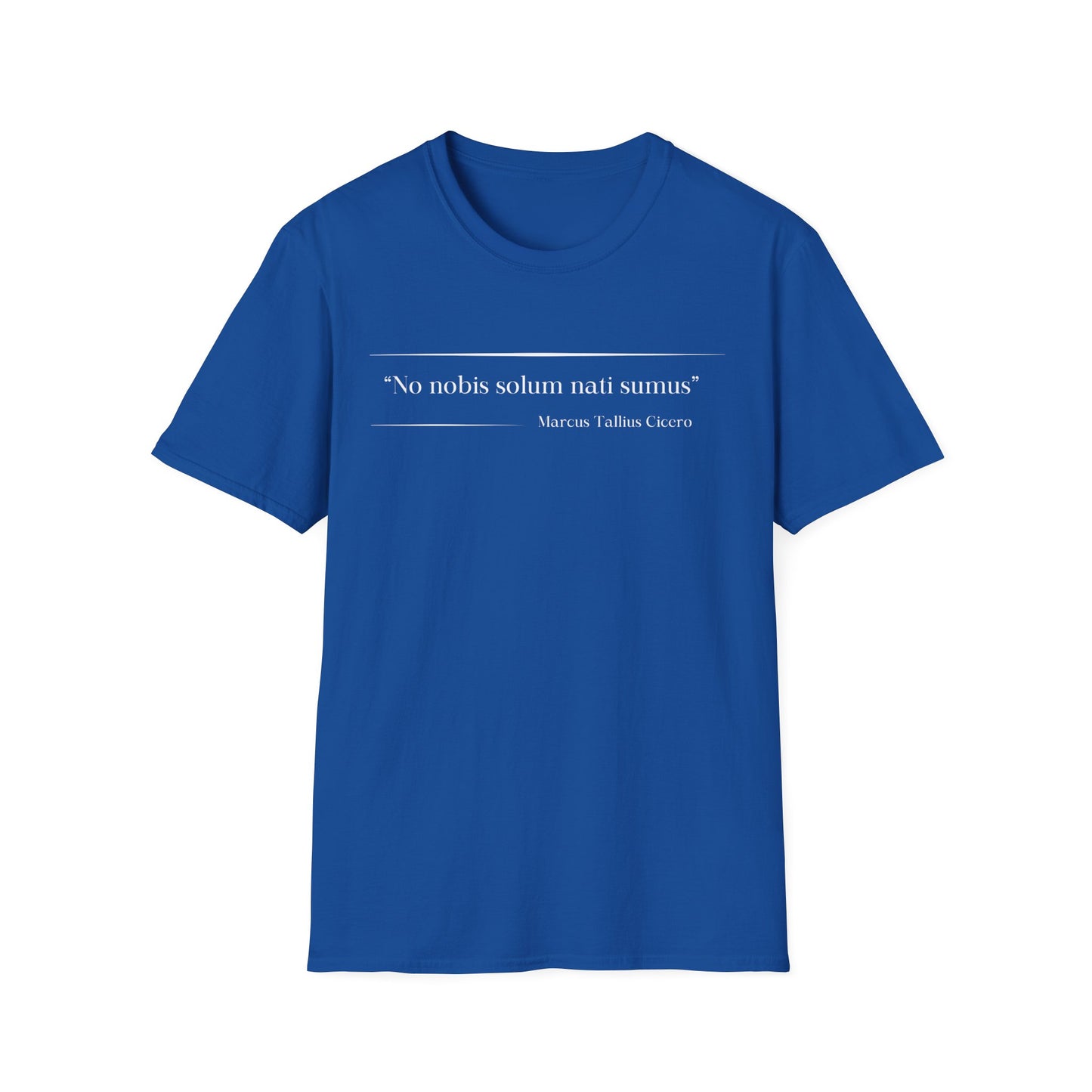 Philosophical Thought Tee - Front & Back Print - Dark hues