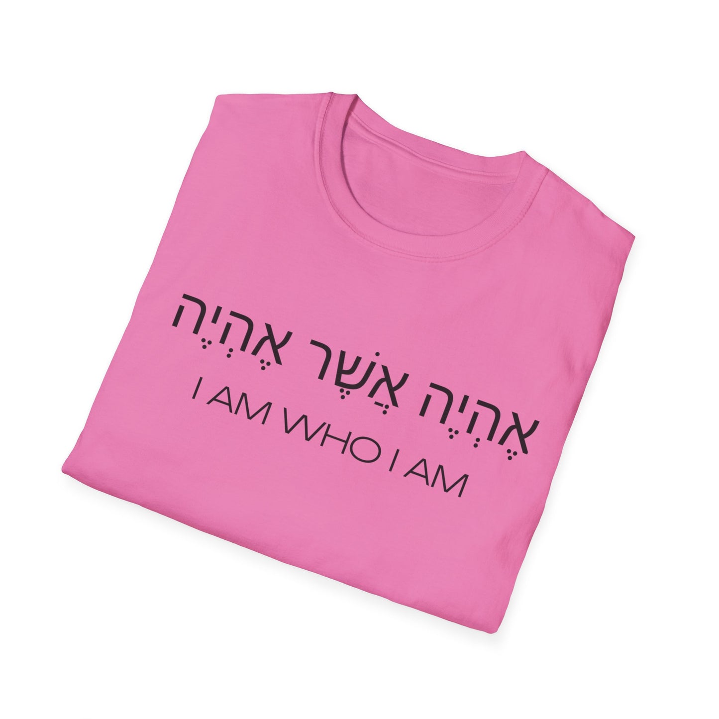 Hebrew Script - I Am Who I Am - Light Hues Unisex T-shirt