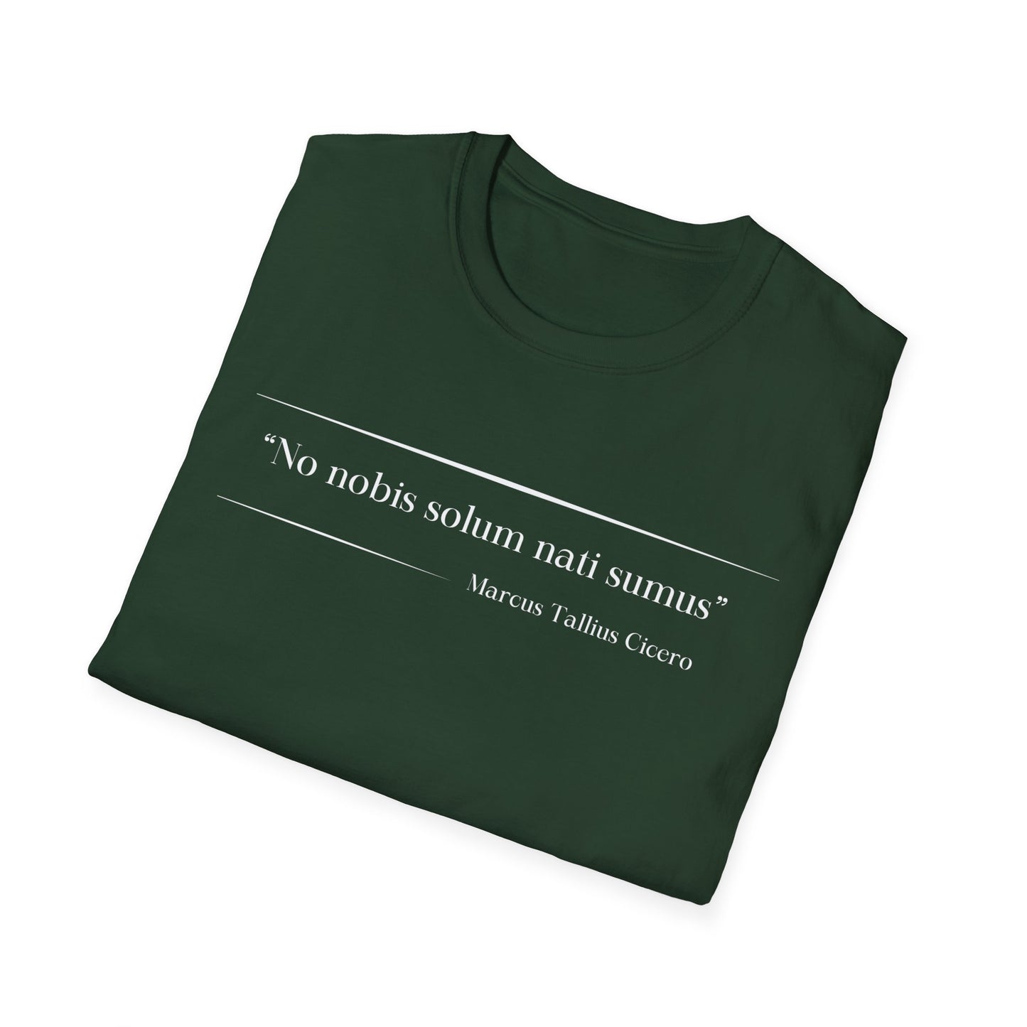 Philosophical Thought Tee - Front & Back Print - Dark hues