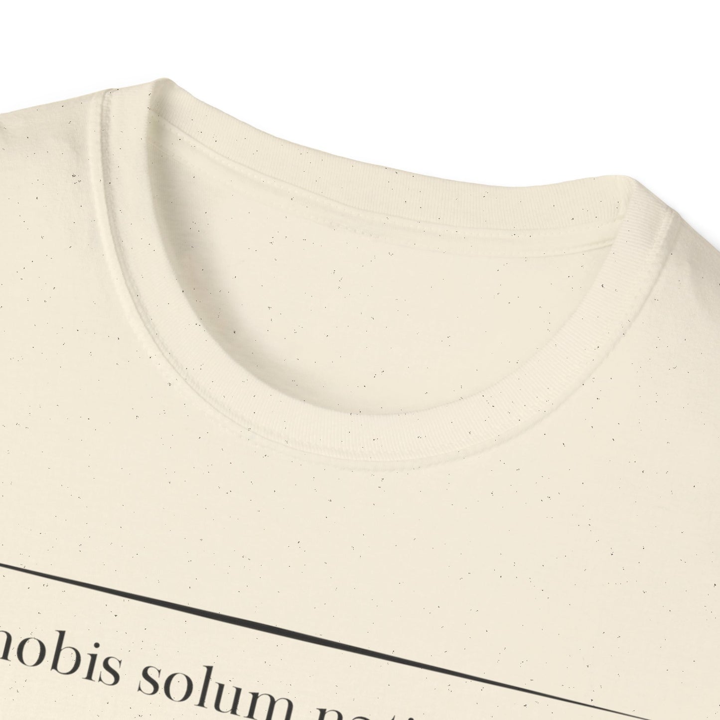 Philosophical Thought Tee - Front & Back Print - Light Hues