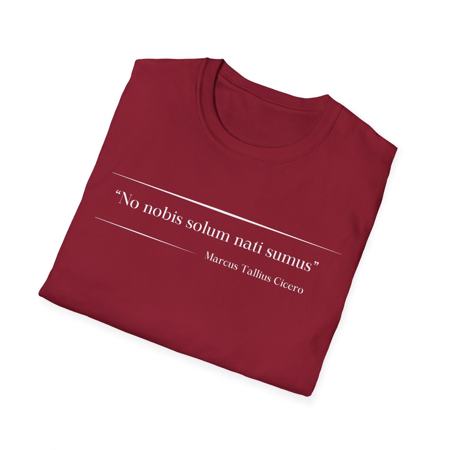 Philosophical Thought Tee - Front & Back Print - Dark hues