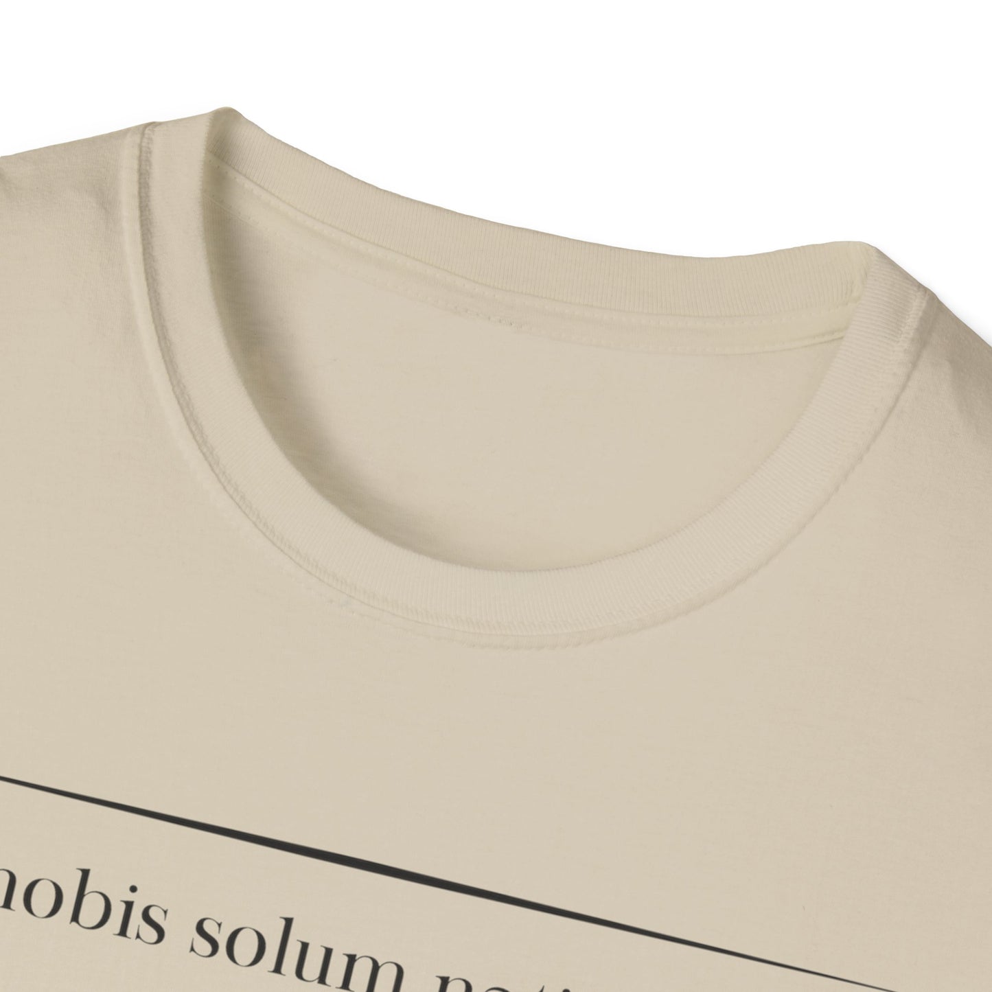 Philosophical Thought Tee - Front & Back Print - Light Hues
