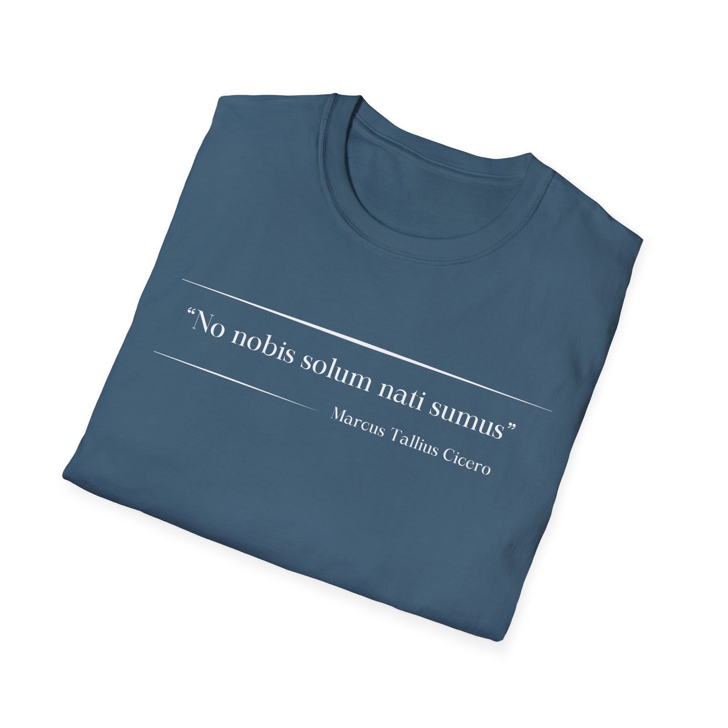 Philosophical Thought Tee - Front & Back Print - Dark hues