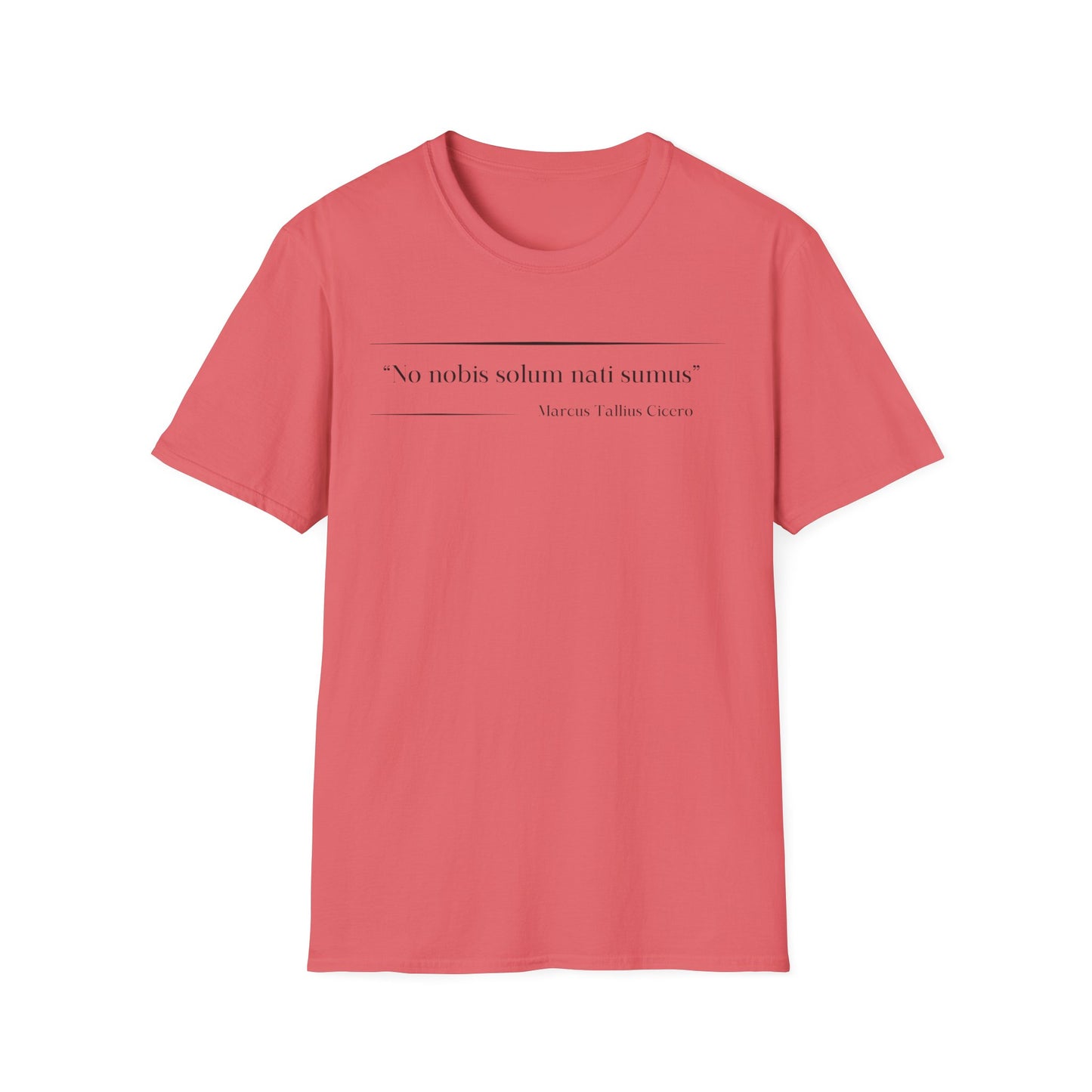 Philosophical Thought Tee - Front & Back Print - Light Hues