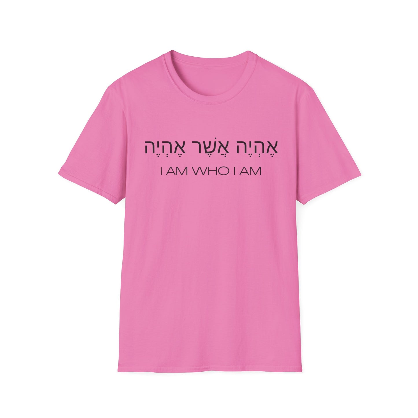 Hebrew Script - I Am Who I Am - Light Hues Unisex T-shirt
