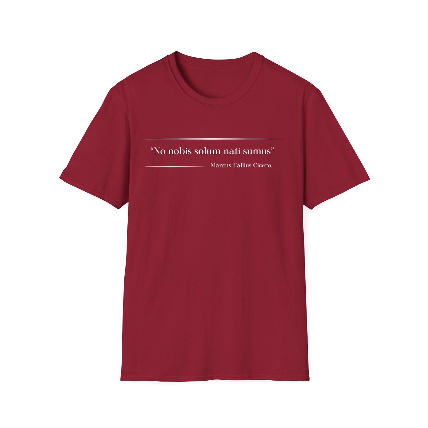 Philosophical Thought Tee - Front & Back Print - Dark hues