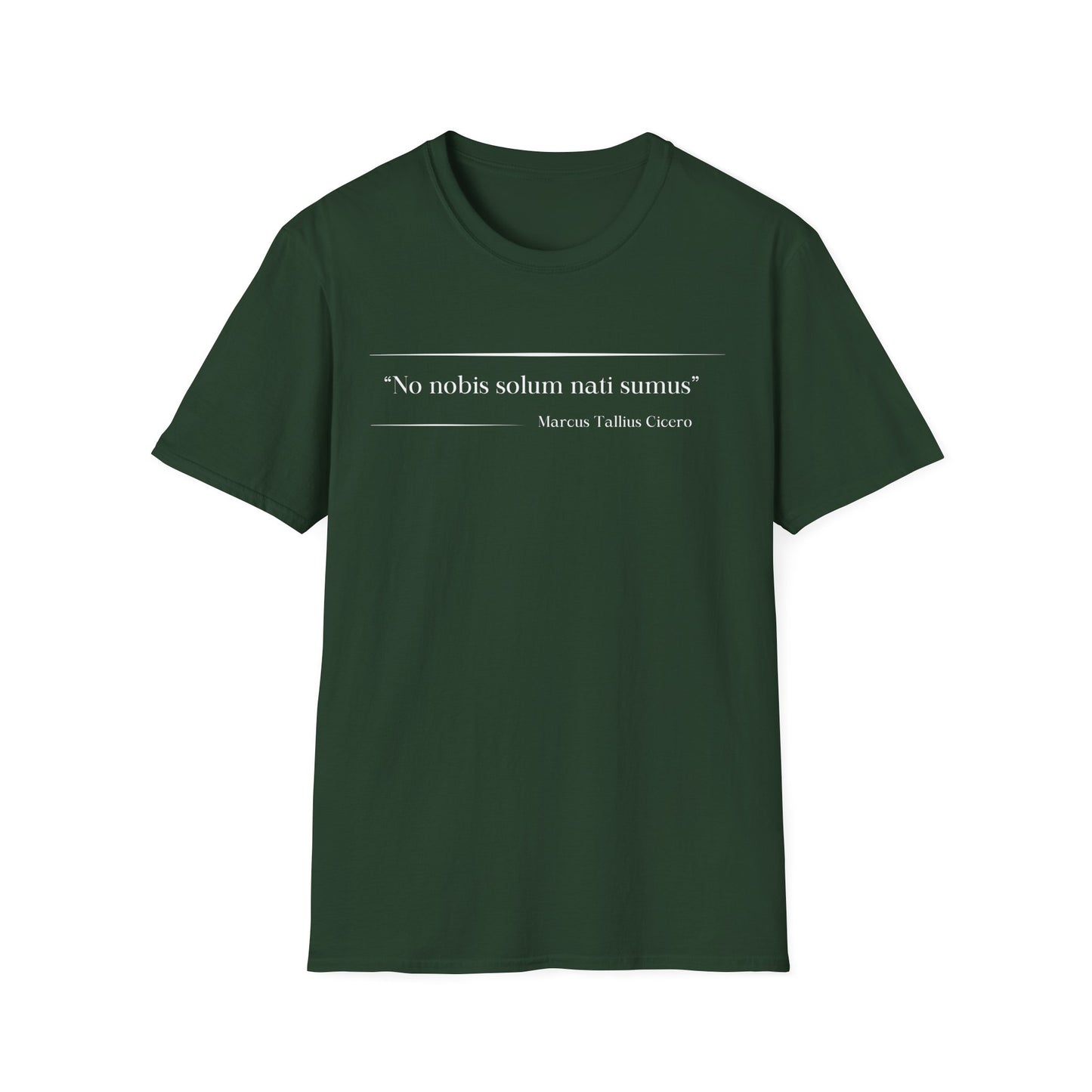 Philosophical Thought Tee - Front & Back Print - Dark hues