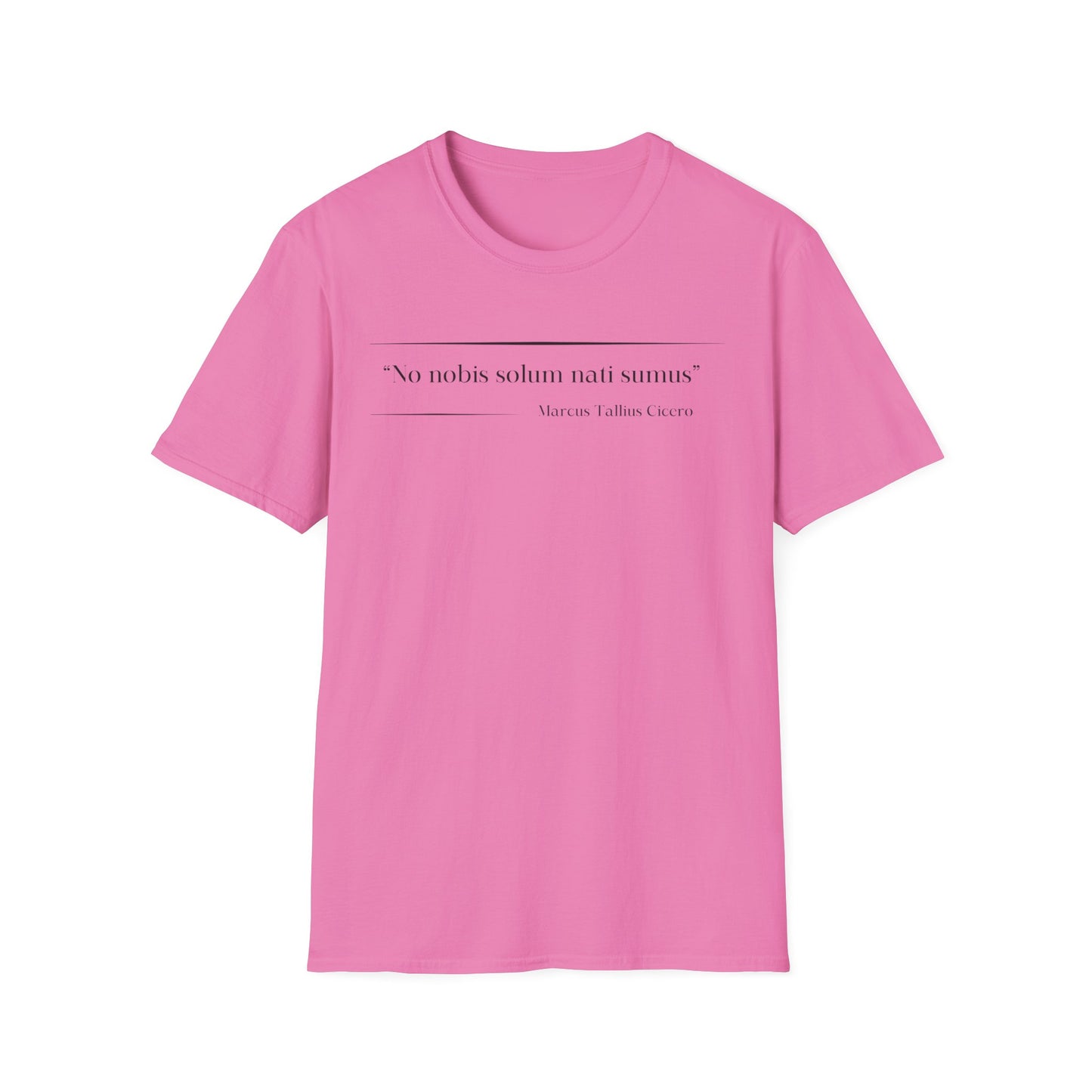Philosophical Thought Tee - Front & Back Print - Light Hues