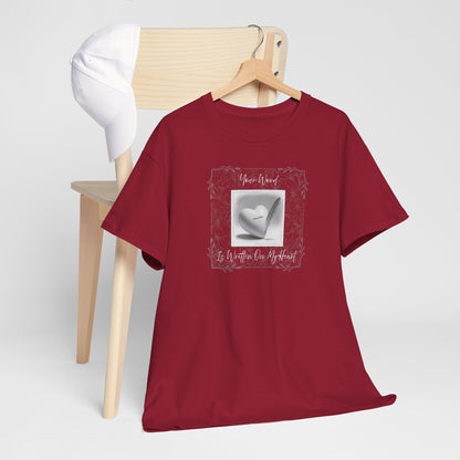 Your Word Is Written On My Heart Psalm 119:11 T-shirt