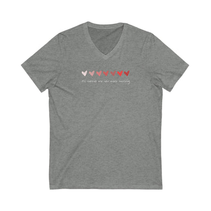 His Mercies Are New Every Morning V-Neck Tee