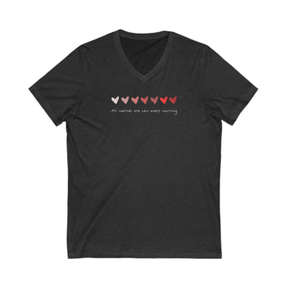 His Mercies Are New Every Morning V-Neck Tee