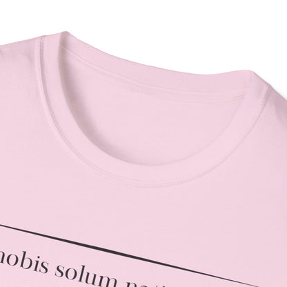 Philosophical Thought Tee - Front & Back Print - Light Hues