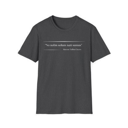Philosophical Thought Tee - Front & Back Print - Dark hues
