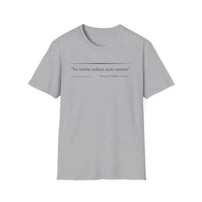 Philosophical Thought Tee - Front & Back Print - Light Hues