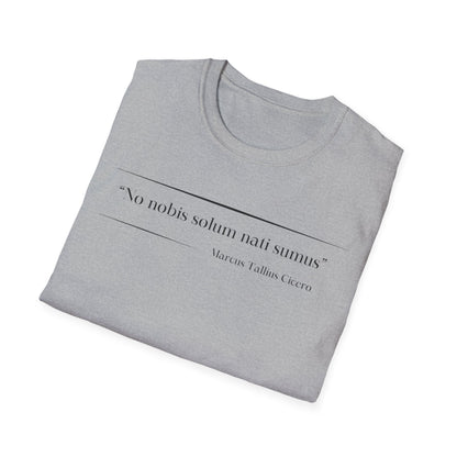 Philosophical Thought Tee - Front & Back Print - Light Hues