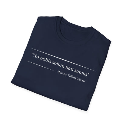 Philosophical Thought Tee - Front & Back Print - Dark hues