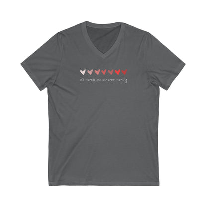 His Mercies Are New Every Morning V-Neck Tee
