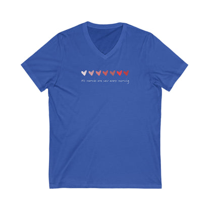 His Mercies Are New Every Morning V-Neck Tee