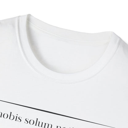 Philosophical Thought Tee - Front & Back Print - Light Hues