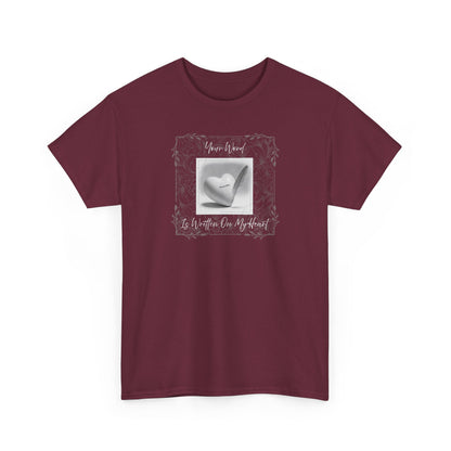 Your Word Is Written On My Heart Psalm 119:11 T-shirt