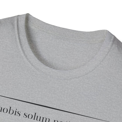 Philosophical Thought Tee - Front & Back Print - Light Hues