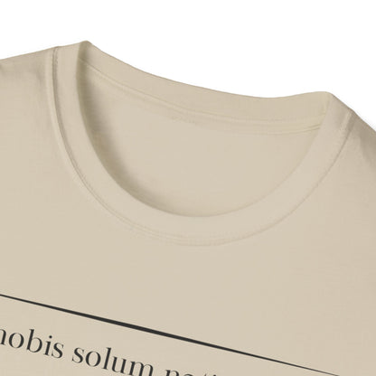 Philosophical Thought Tee - Front & Back Print - Light Hues