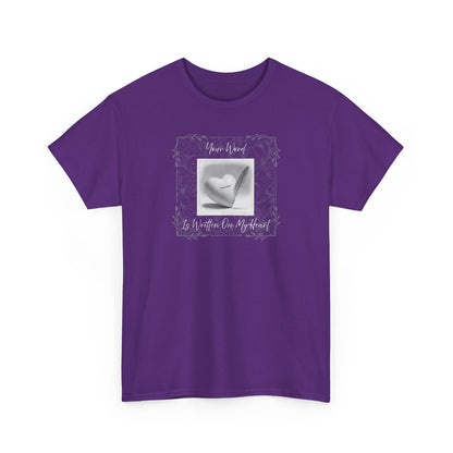 Your Word Is Written On My Heart Psalm 119:11 T-shirt