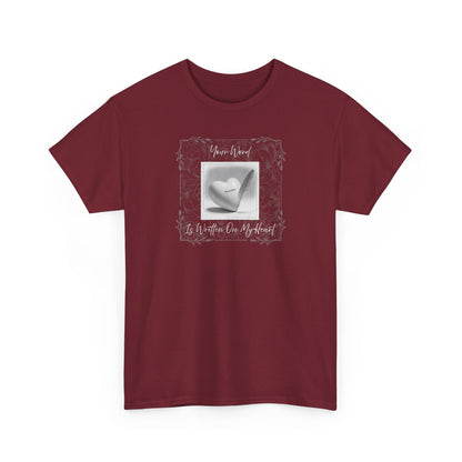 Your Word Is Written On My Heart Psalm 119:11 T-shirt