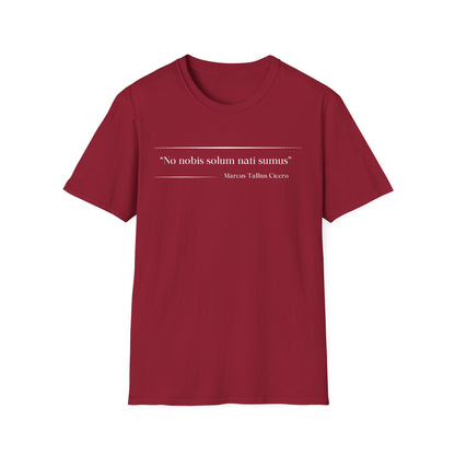 Philosophical Thought Tee - Front & Back Print - Dark hues